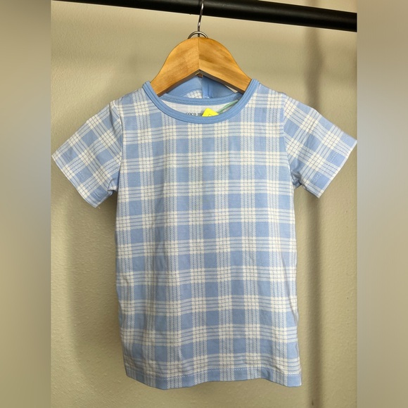 cocomoon hawaii Other - Cocomoon Hawaii Blue Plaid Polu Palaka Kids Pajama Set size 3T